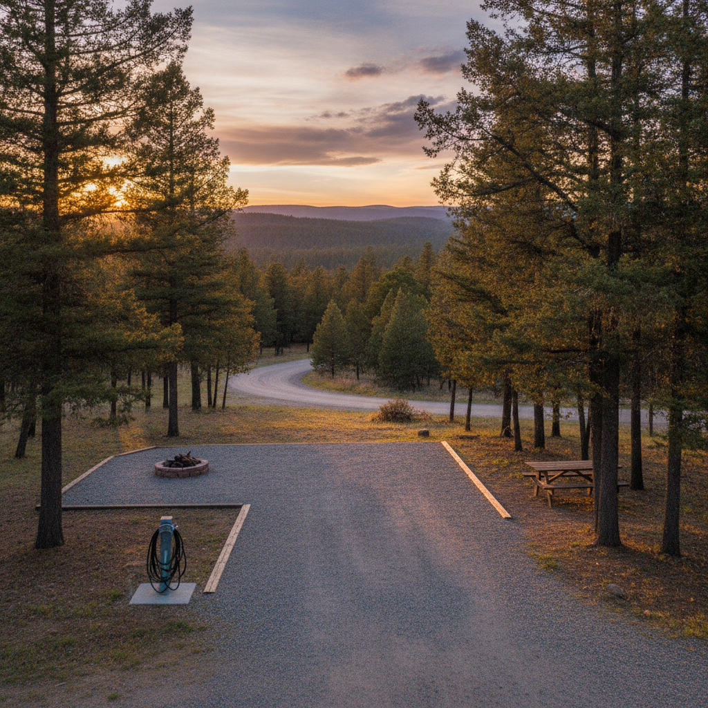 RV Spot Rental - No Face and No Text